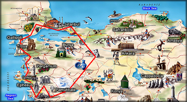 travel from istanbul to troy